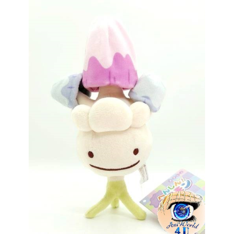 Officiële Pokemon center knuffel Ditto transform Morelull +/- 20cm